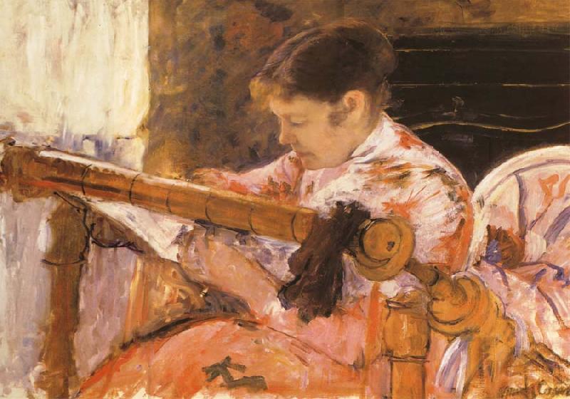 Mary Cassatt Lydia at a Tapestry Loom